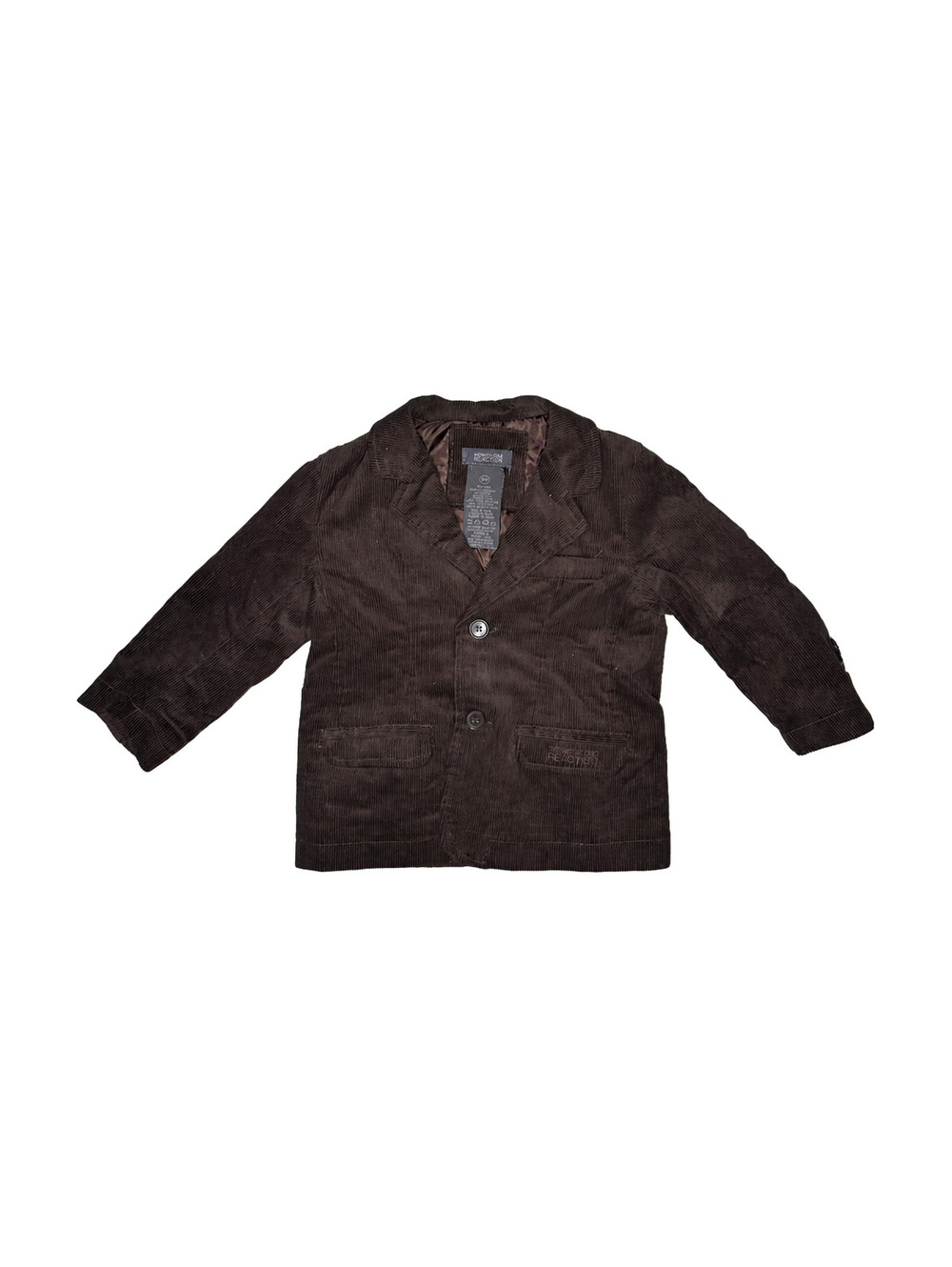 Kenneth Cole Reaction Brown Corduroy Kids' Blazer 24M